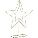 DECORATIVE STAR 50CM GOLD MICA DECORATIVE STAR 50CM GOLD MICA