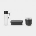 Brabantia Make & Take Lunch box set 0.5 L Plastic Grey, Transparent 3 pc(s) Brabantia Make & Take Lunch box set 0.5 L Plastic Grey, Transparent 3 pc(s)
