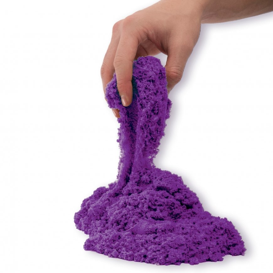 Kinetic Sand , 2lbs Purple Play Sand, Moldable Sensory Toys for Kids, Resealable Bag (Packaging May – 3