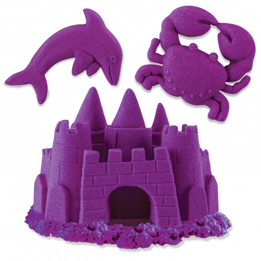 Kinetic Sand , 2lbs Purple Play Sand, Moldable Sensory Toys for Kids, Resealable Bag (Packaging May – 4