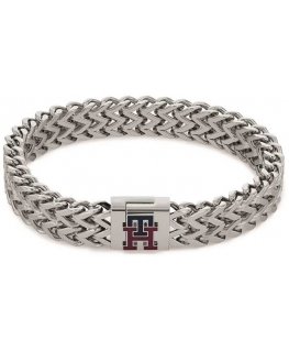 Tommy Hilfiger modernā divkāršā aproce vīriešiem no monogrammas tērauda 2790462