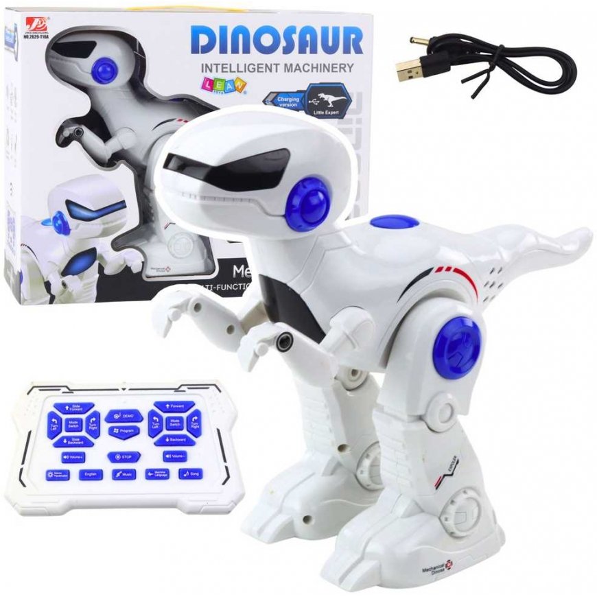 Lean Toys Inteliģentais RC Dinosaurus Robots Tālvadības Tiranosaurus Reks