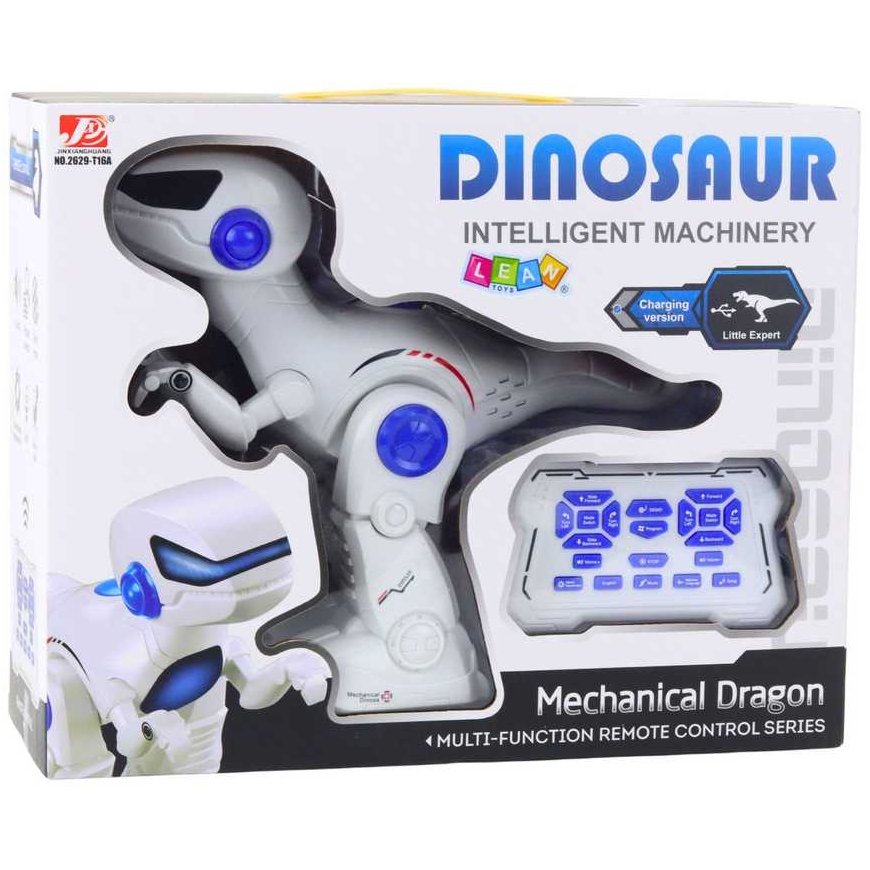 Lean Toys Inteliģentais RC Dinosaurus Robots Tālvadības Tiranosaurus Reks – 4