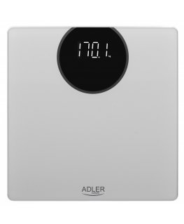 Adler AD 8175 svari Kvadrāts Sudrabs Elektroniskie personiskie svari