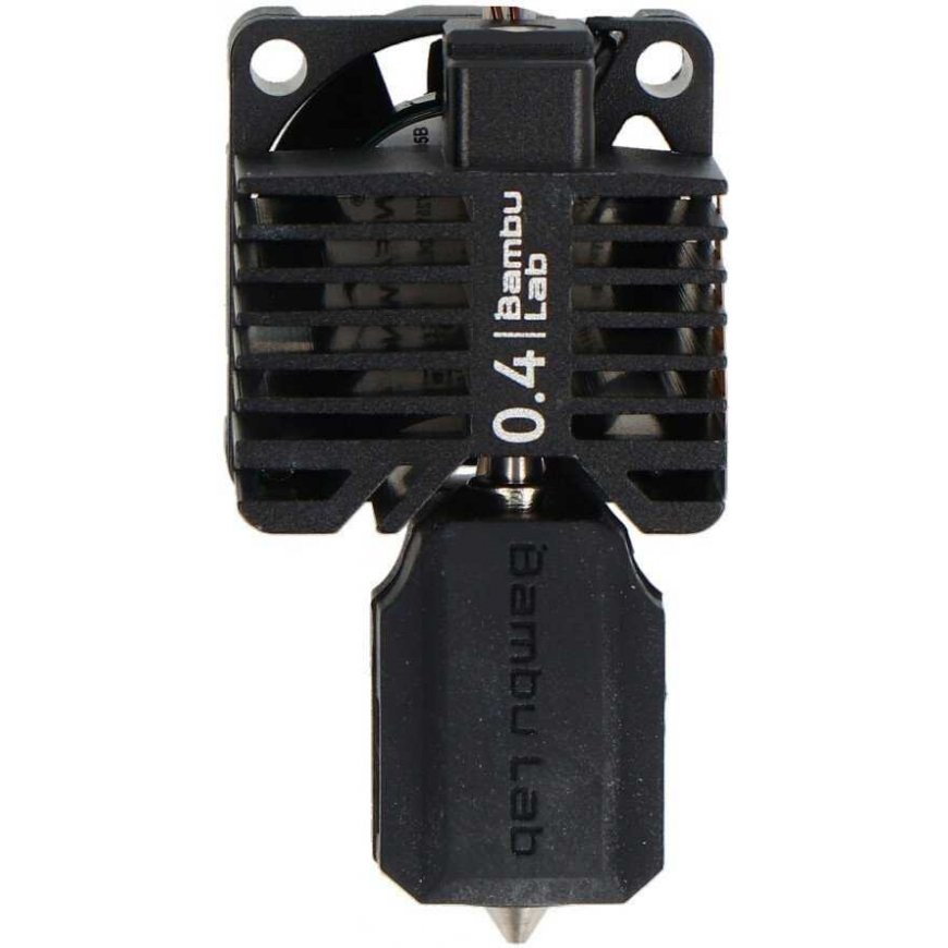 Full Bambu Lab X1E series printer hotend nozzle - 0.4mm