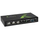 Techly 2x1 USB HDMI KVM Switch 4Kx2K IDATA KVM-HDMI2U KVM-lüliti Must Techly 2x1 USB HDMI KVM Switch 4Kx2K IDATA KVM-HDMI2U KVM-lüliti Must
