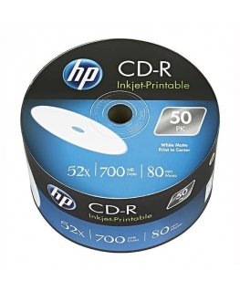 HP CD-R 52x 700MB 50P Prinditav CRE00070WIP-3