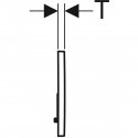 Geberit 115.770.JQ.5 WC-poti varuosa Loputusplaat Kroom Geberit 115.770.JQ.5 WC-poti varuosa Loputusplaat Kroom