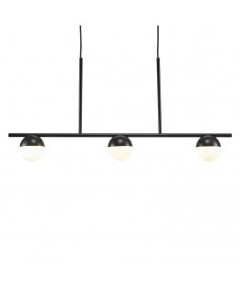 Nordlux Contina 3-osaline ripplamp, must