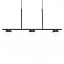 Nordlux Contina 3-piece pendant lamp, black Nordlux Contina 3-piece pendant lamp, black