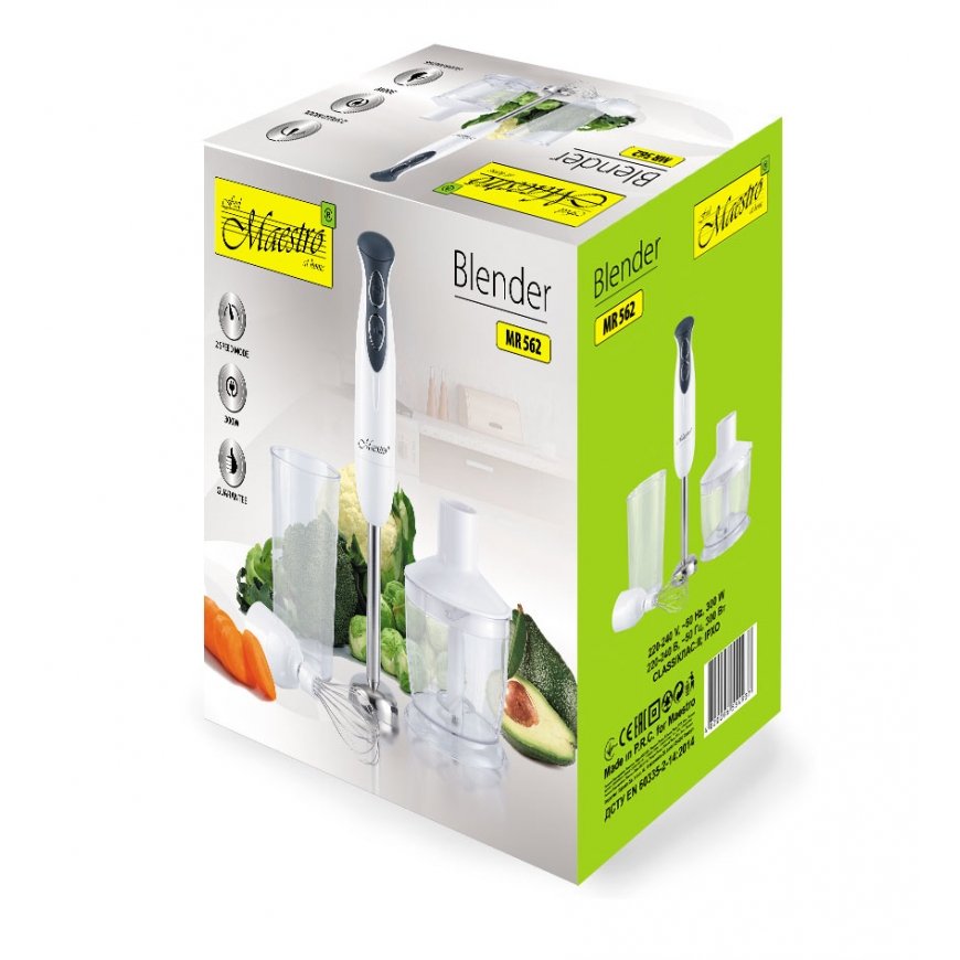 Feel Maestro MR562 kannmikser 300 W Must, Valge – 5