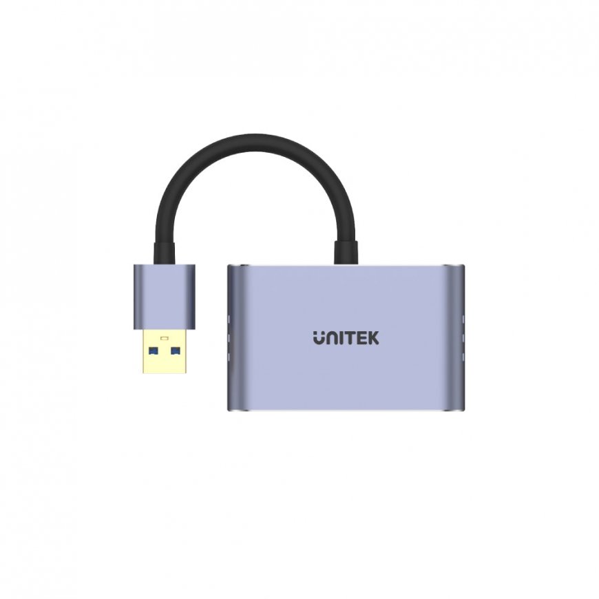 UNITEK V1304A видео кабель адаптер 0,15 m USB тип-A HDMI + VGA (D-Sub) Серый – 3