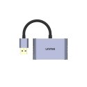 UNITEK V1304A video kabeļu aksesuārs 0,15 m USB Type-A HDMI + VGA (D-Sub) Pelēks UNITEK V1304A video kabeļu aksesuārs 0,15 m USB Type-A HDMI + VGA (D-Sub) Pelēks