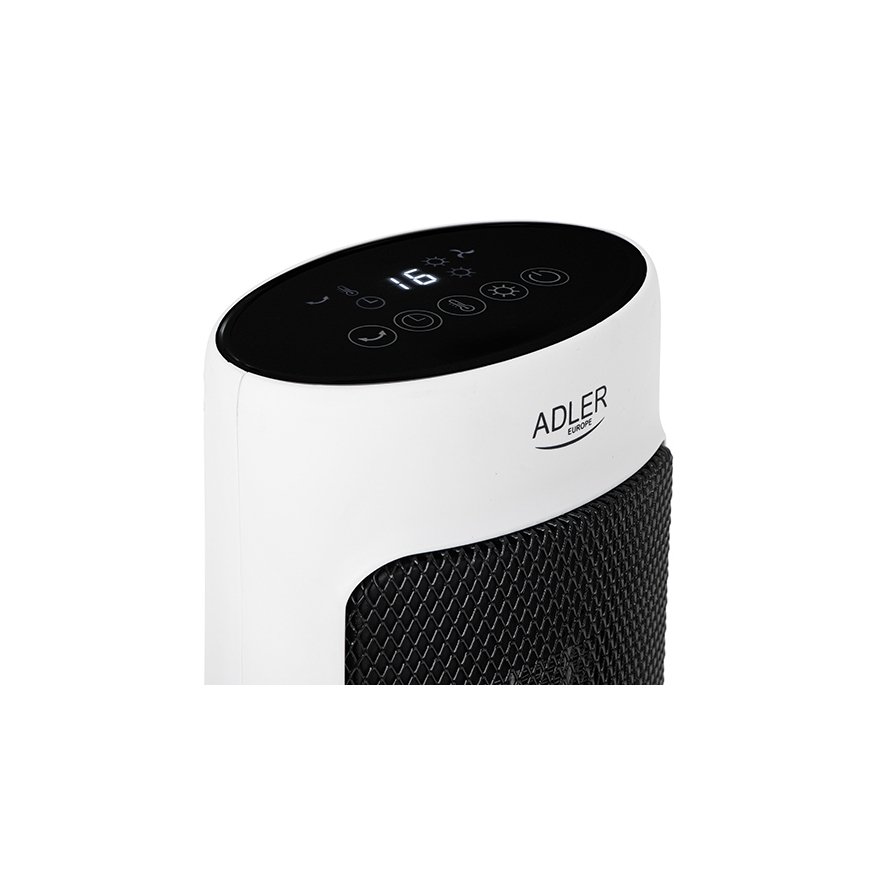 Adler AD 7738 telpu sildītājs Iekštelpas Balts 2000 W Elektriskais termoventilators – 3