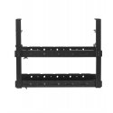 "Maclean" under-desk cable organizer, max load 5kg, max length 728 mm, 2 levels, black, MC-102 B