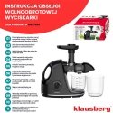 SLOW JUICER KLAUSBERG KB-7861 SLOW JUICER KLAUSBERG KB-7861