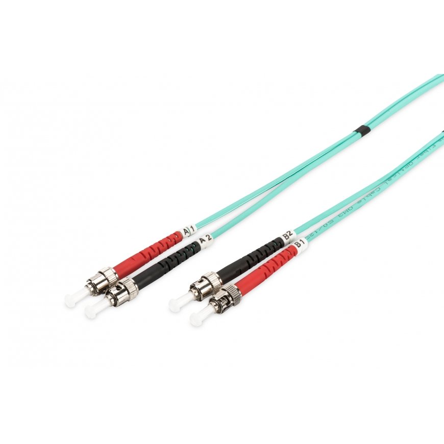 Digitus DK-2511-03/3 InfiniBand ja kiudoptilised kaablid 3 m ST I-VH Rohekassinine värv
