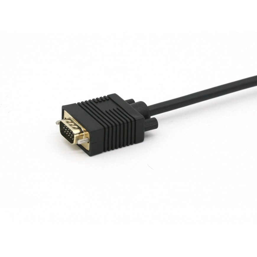 Equip 119338 vaizdo kabelio adapteris 2 m VGA (D-Sub) DisplayPort Juoda – 3