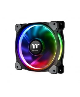 Thermaltake CL-F076-PL12SW-A Datora dzesēšanas sistēma Datora korpusam Ventilators 12 cm Melns
