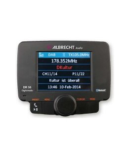 Albrecht DR 455 DAB+/UKW -herätyskello ASA:lla