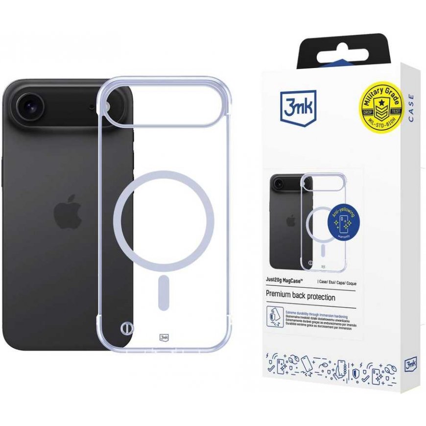 Dėklas Apple iPhone 17 Air - 3mk Just20g MagCase