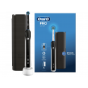 Oral-B toothbrush black and white + case