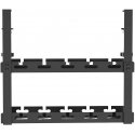 The Maclean under-desk cable organizer, max load 5kg, 2 levels, black, MC-104 B The Maclean under-desk cable organizer, max load 5kg, 2 levels, black, MC-104 B