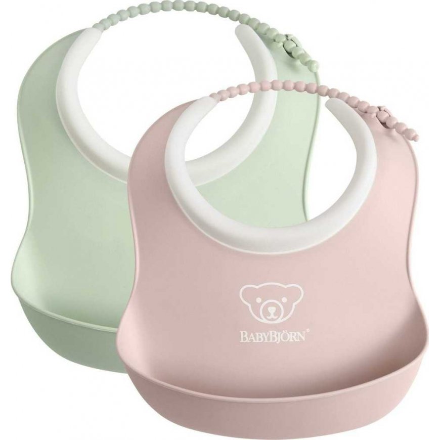 BabyBjorn - seljakotid, 2 tk komplekt | Roheline/Pulberiroosa