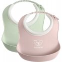 BabyBjorn - seljakotid, 2 tk komplekt | Roheline/Pulberiroosa BabyBjorn - seljakotid, 2 tk komplekt | Roheline/Pulberiroosa