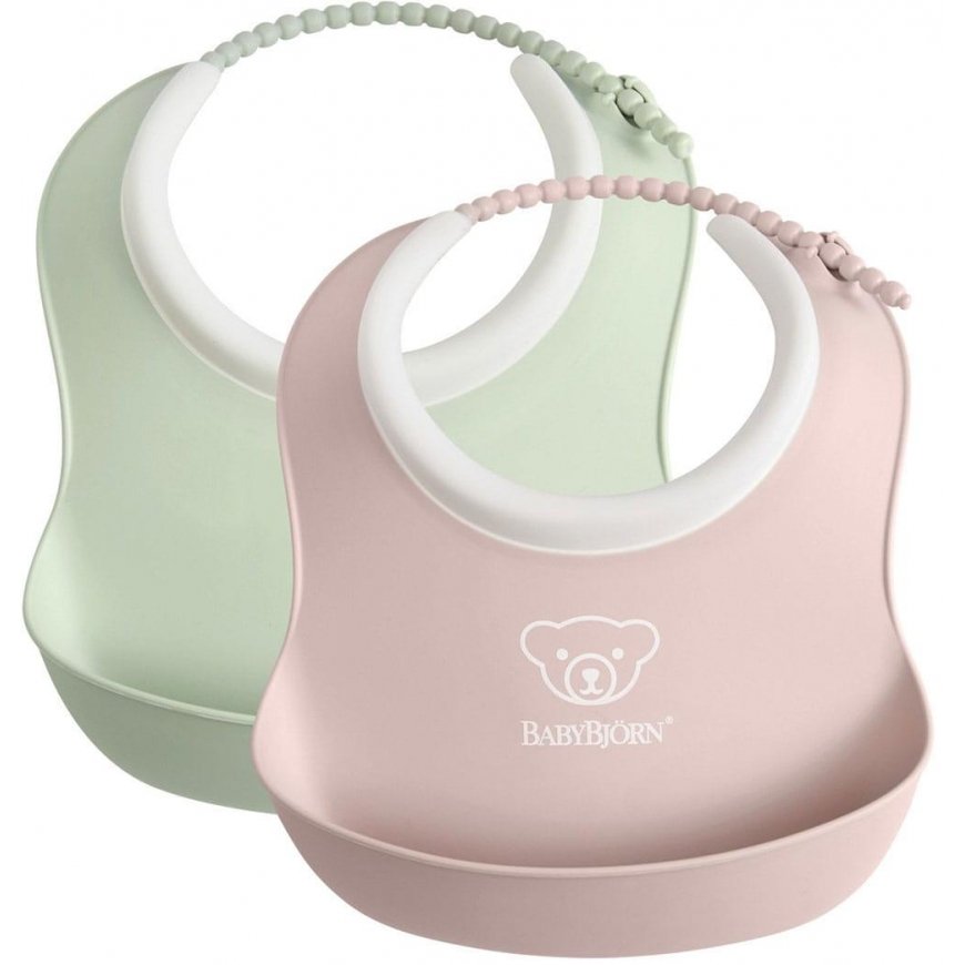 BabyBjorn - seljakotid, 2 tk komplekt | Roheline/Pulberiroosa – 2