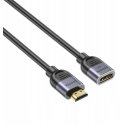 Unitek HDMI (M) - HDMI (F) 2.1 prailginājuma kabelis, 8K 1 m Unitek HDMI (M) - HDMI (F) 2.1 prailginājuma kabelis, 8K 1 m