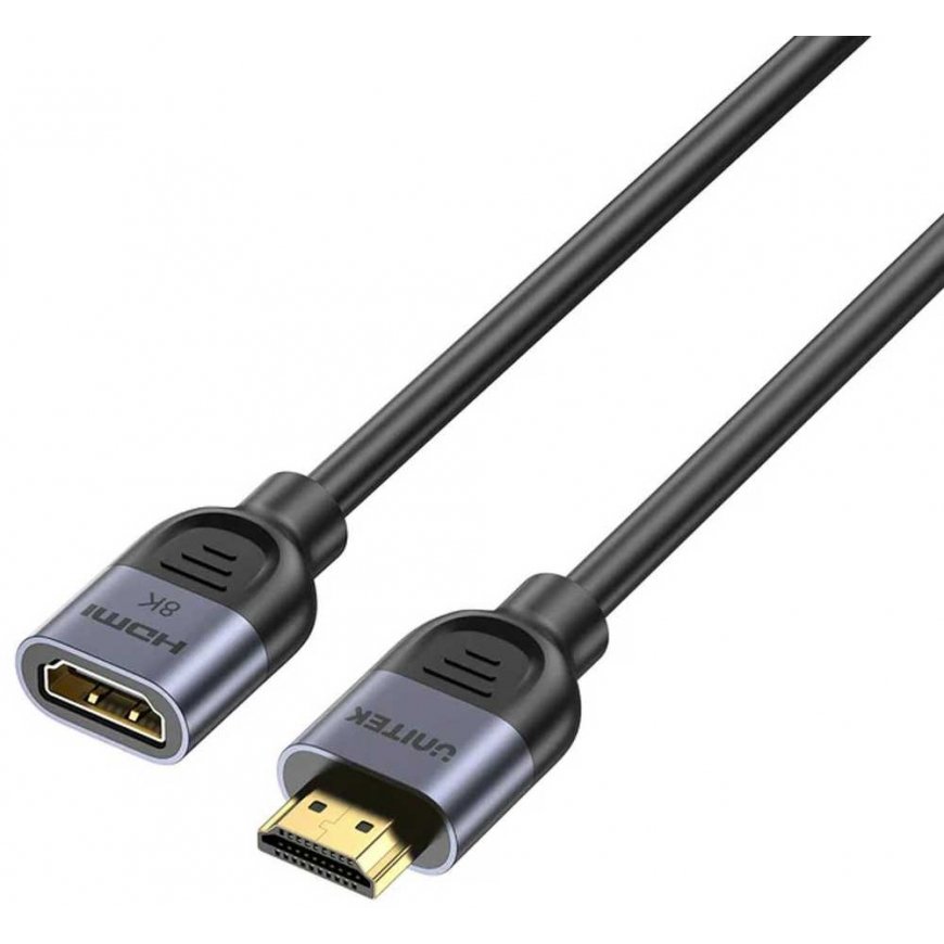 Unitek HDMI (M) - HDMI (F) 2.1 prailginājuma kabelis, 8K 1 m – 5