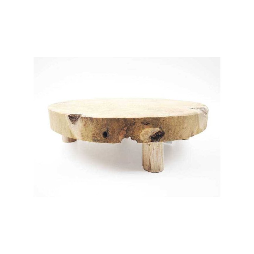 Puiki Housware medinė serviravimo lenta ant kojų 30 cm – 3