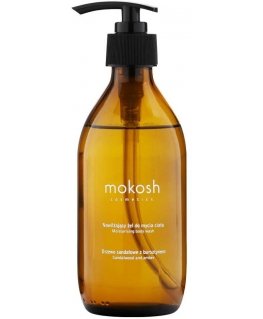 Mokosh mitrinošs ķermeņa mazgāšanas gēls ar sandalwood un dzintaru, 500 ml