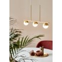 Nordlux Contina 3-piece pendant lamp, brass Nordlux Contina 3-piece pendant lamp, brass