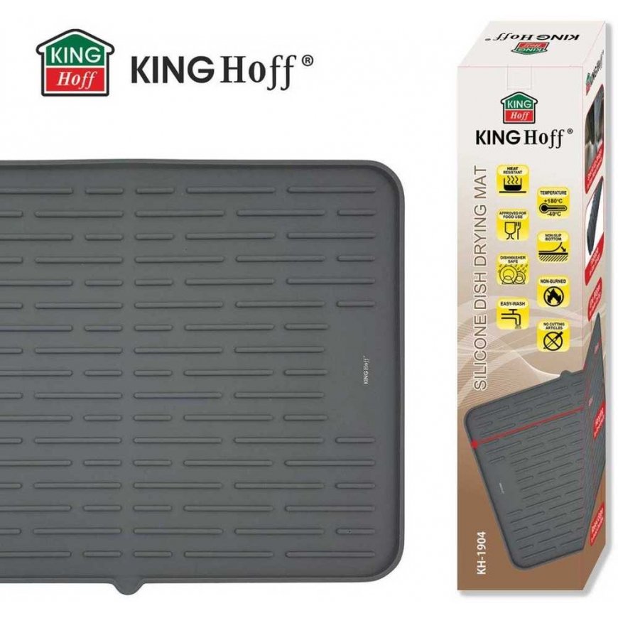 Коврик силиконовый для сушки посуды King Hoff 42x33 см KINGHOFF KH-1904 – 2