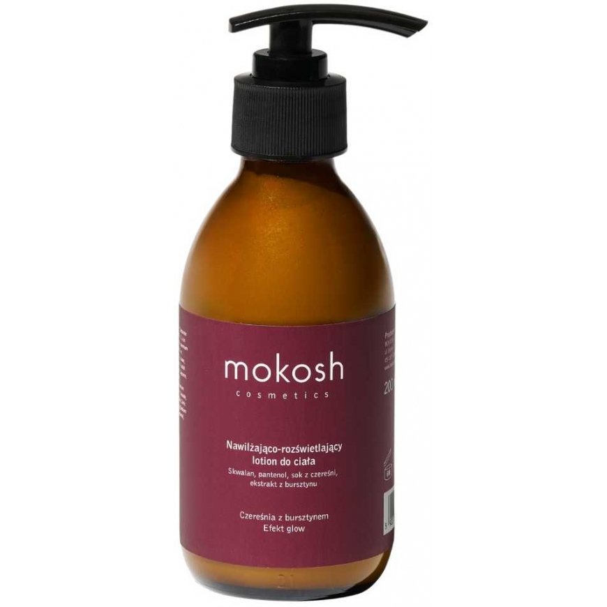 Mokosh mitrinošs un izlīdzinošs ķermeņa losjons „Ķirsis ar dzintaru“, 200 ml
