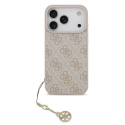 Guess 4G Charm kaitseümbris Apple iPhone 17 Pro jaoks, toon-toon roosa värv. Guess 4G Charm kaitseümbris Apple iPhone 17 Pro jaoks, toon-toon roosa värv.
