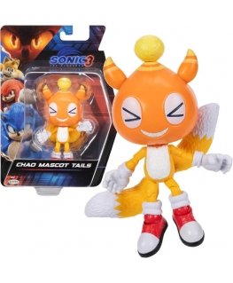 „Sonic Chao“ talismano figūrėlė, „Tails“ ruchoma, „Sonic 3 The Hedgehog“ 13 cm