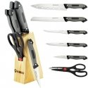 Set of KNIVES COMPLETE 7 ELEMENTS IN BLOCK WITH STAND MAESTRO MR-1407 Set of KNIVES COMPLETE 7 ELEMENTS IN BLOCK WITH STAND MAESTRO MR-1407