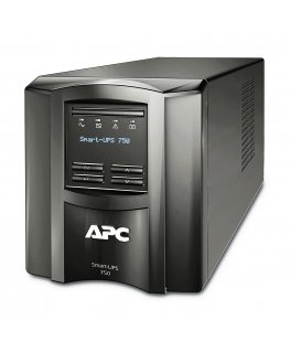 APC SMT750IC puhvertoiteallikas (UPS) Liini-interaktiivne 0,75 kVA 500 W 6 vahelduvvoolu kontakt