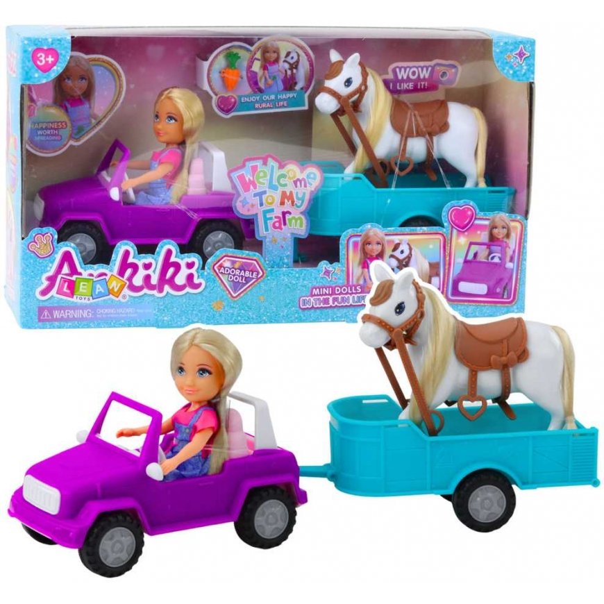 LEAN Toys Lean Toys Ankiki leļļu