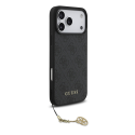 Guess 4G Charm case designed for Apple iPhone 17 Pro Max in tone-on-tone gray color Guess 4G Charm case designed for Apple iPhone 17 Pro Max in tone-on-tone gray color