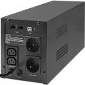 Qoltec 53771 источник бесперебойного питания Интерактивная 2 kVA 1200 W 2 розетка(и)
