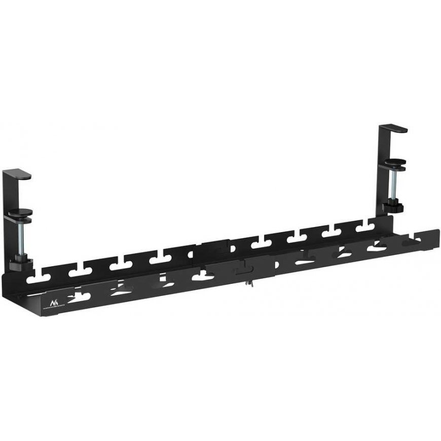 The Maclean under-desk cable organizer, maximum load 5kg, max. diameter 728 mm, black, MC-103 B – 2