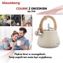 ЭЛЕКТРИЧЕСКИЙ ЧАЙНИК С СВИСТКОМ 2,8 Л KLAUSBERG FE602 ЭЛЕКТРИЧЕСКИЙ ЧАЙНИК С СВИСТКОМ 2,8 Л KLAUSBERG FE602