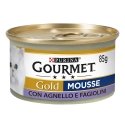 PURINA Gourmet Gold Mousse su aviena - drėgnas kačių maistas - 85g PURINA Gourmet Gold Mousse su aviena - drėgnas kačių maistas - 85g