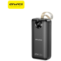 Powerbank Awei PA-34 30000mAh 65W Fast charging black Powerbank Awei PA-34 30000mAh 65W Fast charging black