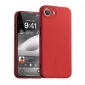 Atveju Mercury Semi-Silicone MagSafe iPhone 16e raudona