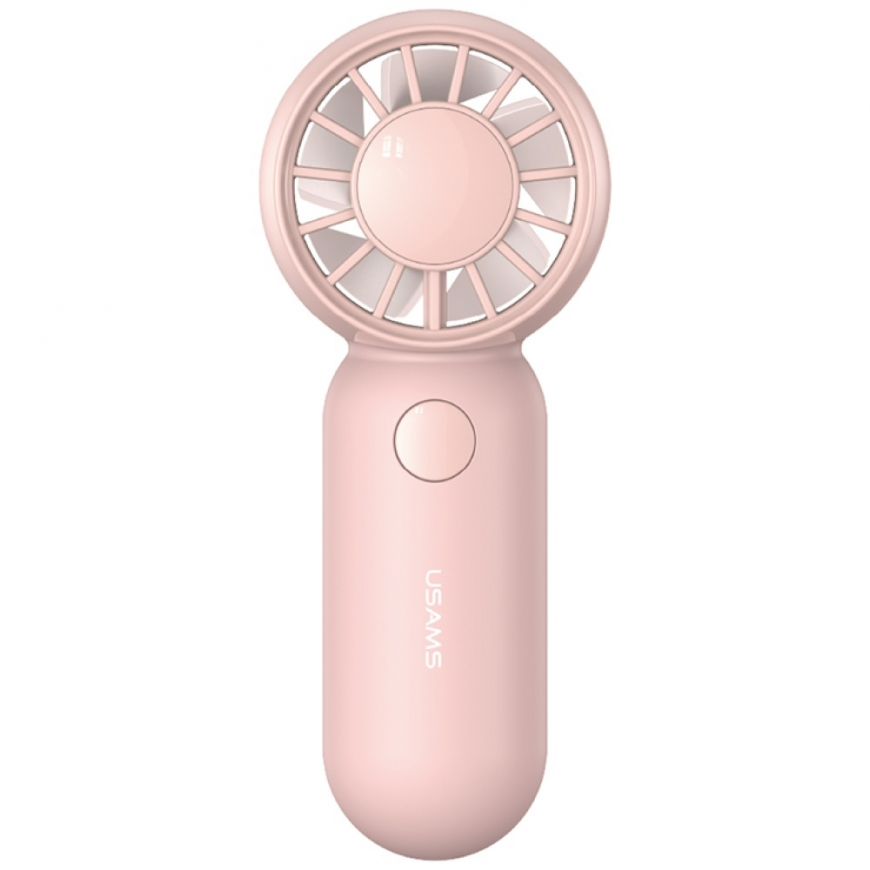 Handheld fan USAMS Mini Pocket ZB354 pink